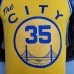 Tram version DURANT#35 Golden State Warriors yellow NBA jersey-1674545