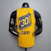 Tram version CURRY#30 Golden State Warriors yellow NBA jersey-7660273