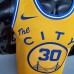Tram version CURRY#30 Golden State Warriors yellow NBA jersey-7660273