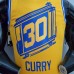 Tram version CURRY#30 Golden State Warriors yellow NBA jersey-7660273