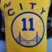 Tram version THOMPSON#11 Golden State Warriors yellow NBA jersey-4605246