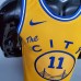Tram version THOMPSON#11 Golden State Warriors yellow NBA jersey-4605246