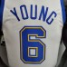 Retro version YOUNG#6 Golden State Warriors white NBA jersey-4276450