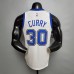 Retro version CURRY#30 Golden State Warriors white NBA jersey-7751799