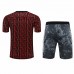2021 Arsenal Red and Black Training Suit (Shirt + Pant)-6856156
