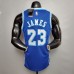 New James #23 Lakers blue NBA jersey-8844073