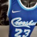 New James #23 Lakers blue NBA jersey-8844073