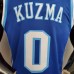 New KUZMA #0 Lakers blue NBA jersey-7800705