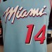 HERRO#14 Miami Heat V-neck blue NBA jersey-731369