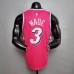 WADE #3 Miami Heat V-neck pink NBA jersey-5972310