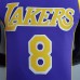 New Lakers Jordan Bryant #8 Theme Purple Round Neck-4734684