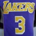 New Lakers Jordan DAVIS#3 Theme Purple Round Neck-9012631