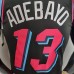 ADEBAYO#13 Miami Heat V-neck black NBA jersey-5440106