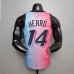 New Miami Heat HERRO#14 City Edition Pink Blue Gradient Color-8788768