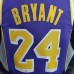New Lakers Jordan Bryant #24 Theme Purple Round Neck-937593