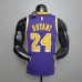 New Lakers Jordan Bryant #24 Theme Purple Round Neck-937593