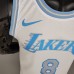 New Lakers Bryant #8 Crew Neck Retro Limited Edition White-7266465