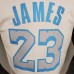 New Lakers James #23 Crew Neck Retro Limited Edition White-4051400