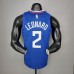 LEONARD#2 Clippers Limited Edition Blue NBA Jersey-5390122