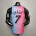 New Miami Heat DRAGIC#7 City Edition Pink Blue Gradient Color-8462219