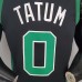TATUM #0 Celtics White Jordan theme black NBA jersey-8271987