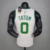 TATUM #0 Celtics White Platinum Limited NBA jersey-5748759
