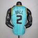 New Hornets BALL#2 Green NBA Jersey-9950865