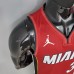 New Miami Heat Jordan WADE#3 Burgundy NBA Jersey-4806508