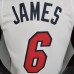 Miami Heat JAMES#6 white NBA Jersey-4248022