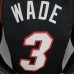 Miami Heat WADE#3 Black NBA Jersey-4497472
