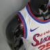 2021 season 76ers cursive retro limited SIMMONS#25 white NBA jersey-9237415