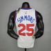 2021 season 76ers cursive retro limited SIMMONS#25 white NBA jersey-9237415
