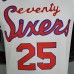 2021 season 76ers cursive retro limited SIMMONS#25 white NBA jersey-9237415