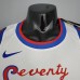2021 season 76ers cursive retro limited IVERSON#3 white NBA jersey-9940551