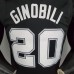 New GINOBILI#20 season Spurs City Edition black NBA jersey-9142976