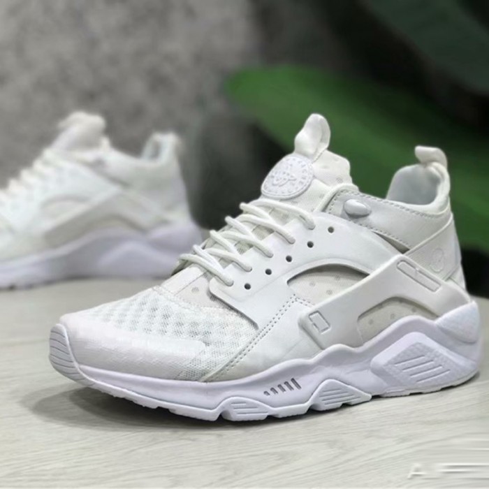 Air Huarache 4V Run x Fragment Runing Shoes-All White_73748