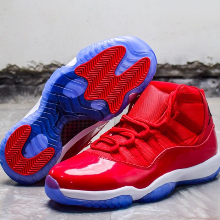 AIR JORDAN 11 AJ11 SPACE JAM Basketball Shoes-Red_64573