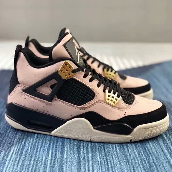 Air Jordan 4 NRG“Hot Punch” Basketball Shoes-Khkai/Black_40036