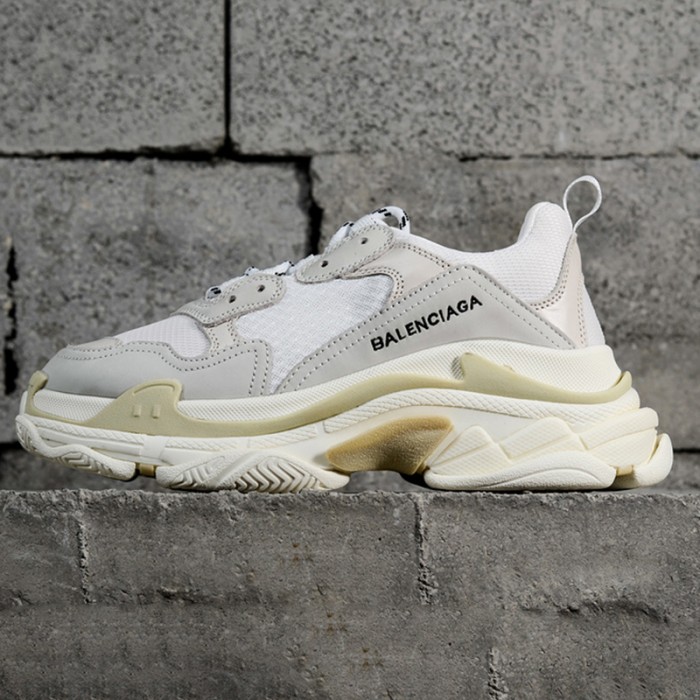 Balenciaga Triple-S Sneaker 17FW ins Running Shoes-White/Gray_57786