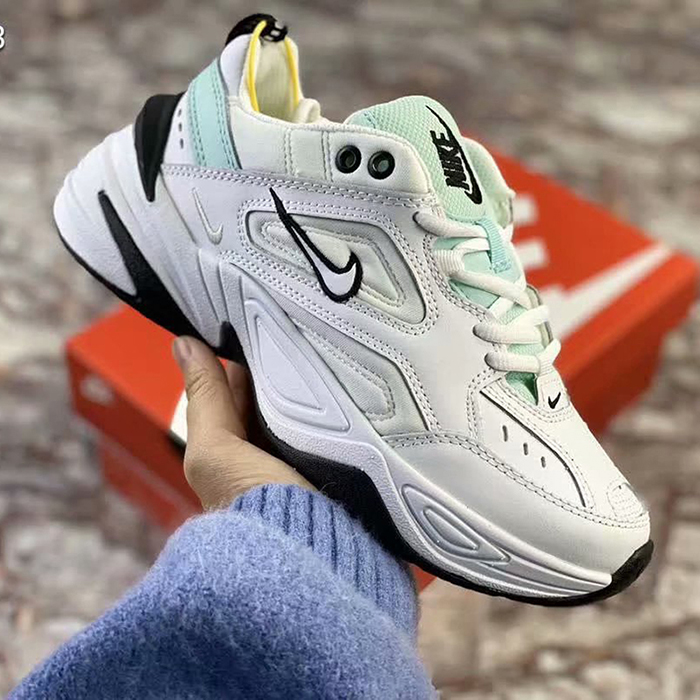 Air Monarch the​ M2K Tekno​ Retro Running Shoes-White/Black_82580