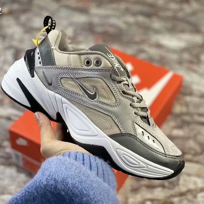 Air Monarch the​ M2K Tekno​ Retro Running Shoes-Gray/Black_86892