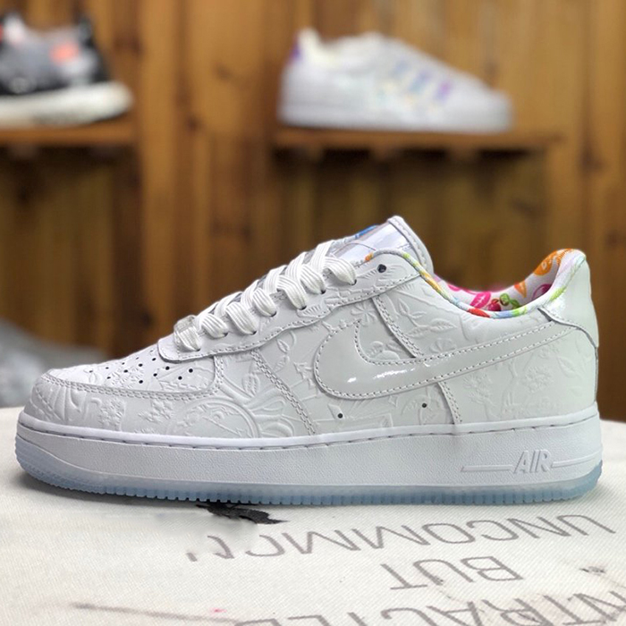 Air Force 1 CNY AF1 Running Shoes-All White_27209