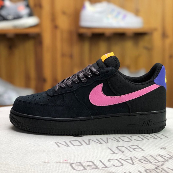 AIR FORCE 1 LV8 AF1 Running Shoes-Black/Pink_74640