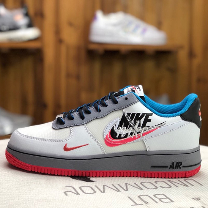 AIR FORCE 1 LV8 AF1 Running Shoes-White/Gray_76156