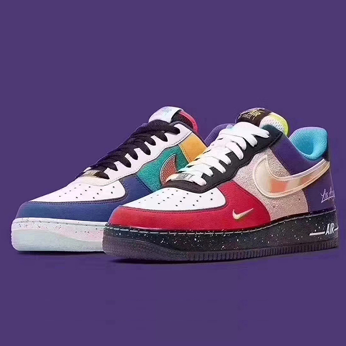 AIR FORCE 1 AF1 Running Shoes-White/Orange_48897