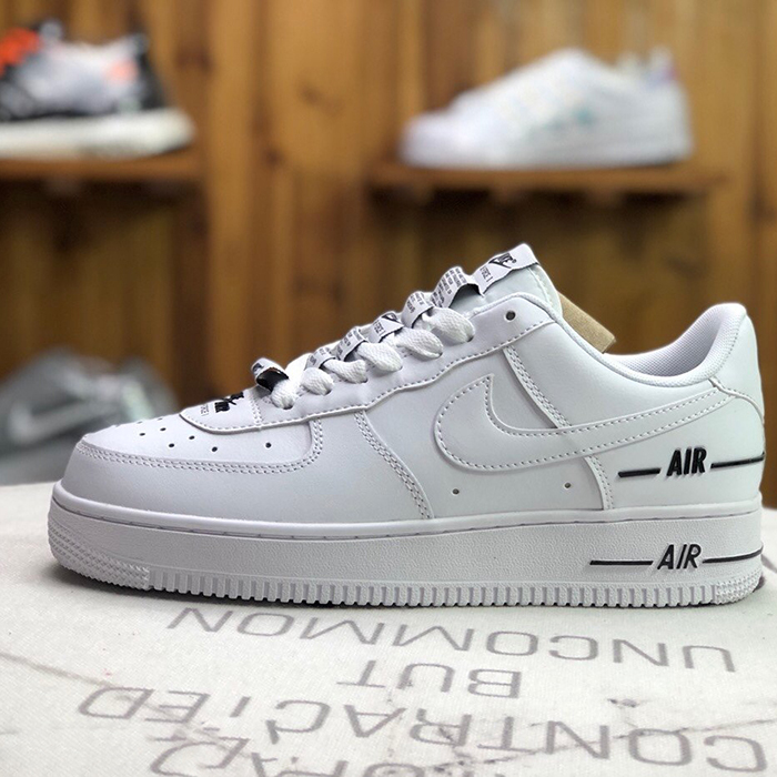 Air Force 1 Low AF1 Running Shoes-White/Black_69686