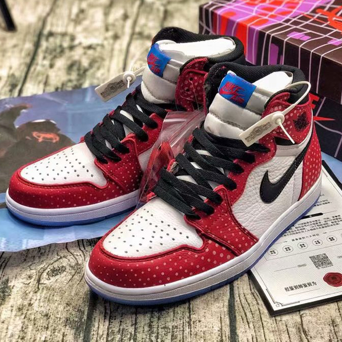 AJ1 Air jordan AJ1 Basketball Shoes-Red/White