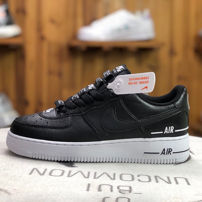 AIR FORCE 1 AF1‎‎ Running Shoes-Black/White-57690