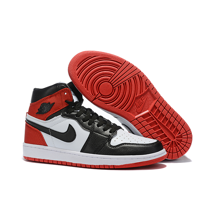 Crossover Jordan Air Series AJ1 Running Shoes-White/Red-8879675