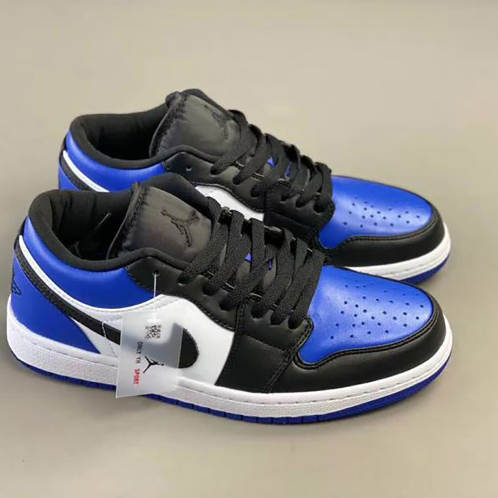 Crossover Air Jordan 1 Retro Low AJ1 Running Shoes-Black/Blue-2025851